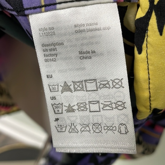 Wesc Oden Southwestern Blanket Print Collared Short-Sleeve Button-Down Shirt - Picture 8 of 9